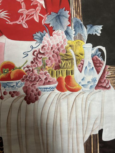 古玩字畫墨影老師《工筆仕女》拍賣，當前價格980元
