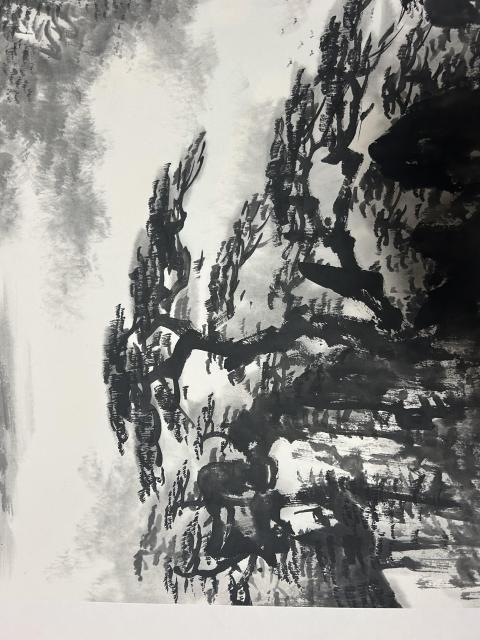 古玩字畫蔣德文《山水圖》拍賣,當前價格788元