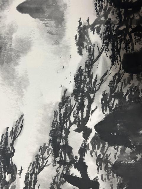 古玩字畫蔣德文《山水圖》拍賣,當前價格788元