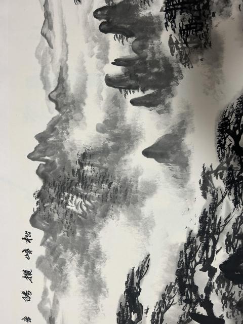 古玩字畫蔣德文《山水圖》拍賣,當前價格788元