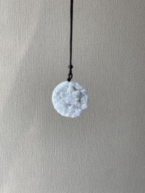 古玩玉器天然翡翠雕“鳳凰牡丹”牌拍賣，當前價格298元