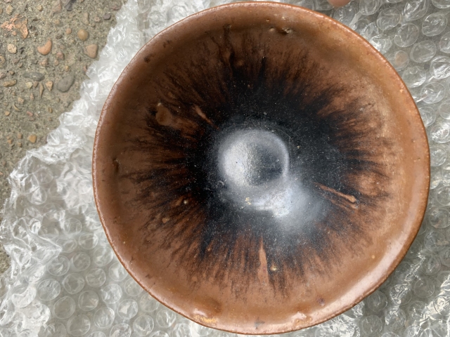 古玩陶瓷褐釉盞拍賣，當(dāng)前價(jià)格3000元