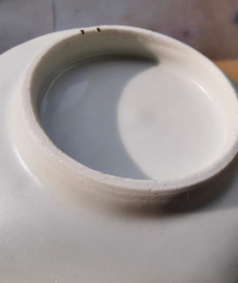 古玩陶瓷明代甜白釉宮碗（AI識(shí)別為永樂(lè)官窯）拍賣，當(dāng)前價(jià)格80000元