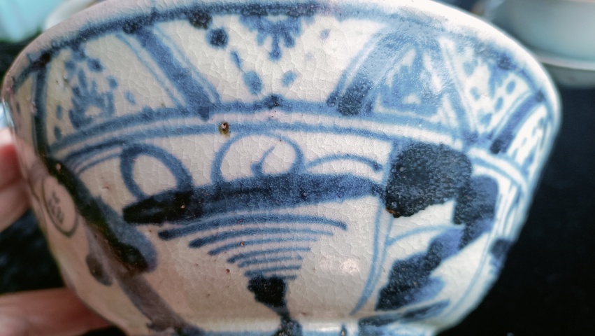 古玩陶瓷青花碗拍賣,當前價格268元