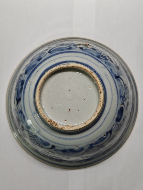 古玩陶瓷明中·青花海馬紋碗拍賣,當前價格8000元