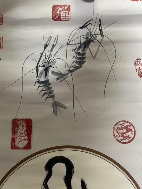 古玩字畫齊白石再傳弟子榮飛龍老師《作品》拍賣,當(dāng)前價(jià)格655元