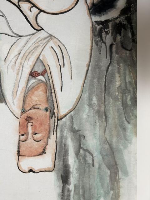 古玩字畫周晶老師觀音造像拍賣,當前價格600元