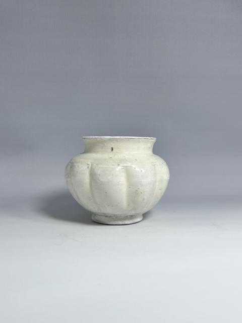 古玩陶瓷磁州窯瓜棱罐拍賣，當前價格6888元