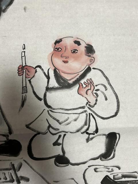 古玩字畫秋田《孺子可教》拍賣，當(dāng)前價(jià)格455元