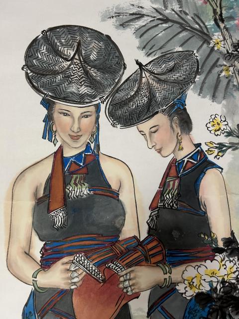 古玩字畫高貴明《仕女圖》拍賣，當前價格788元