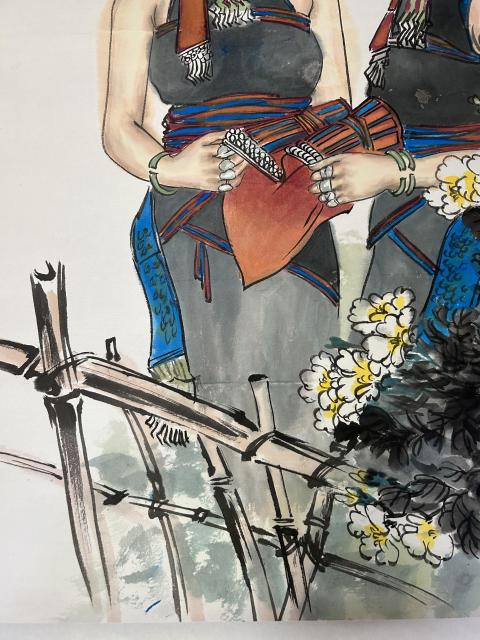 古玩字畫高貴明《仕女圖》拍賣，當前價格788元