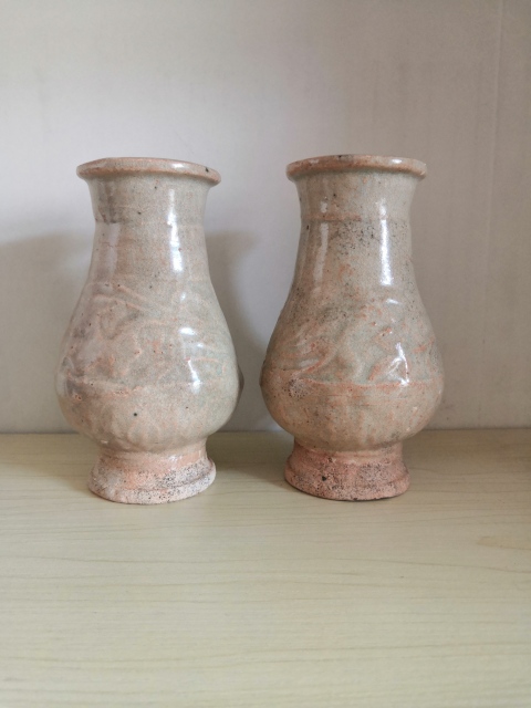 古玩陶瓷云市窯印花箸瓶拍賣，當前價格4300元