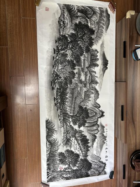 古玩字畫邢素芳老師作品《幸福人家》拍賣,當前價格755元