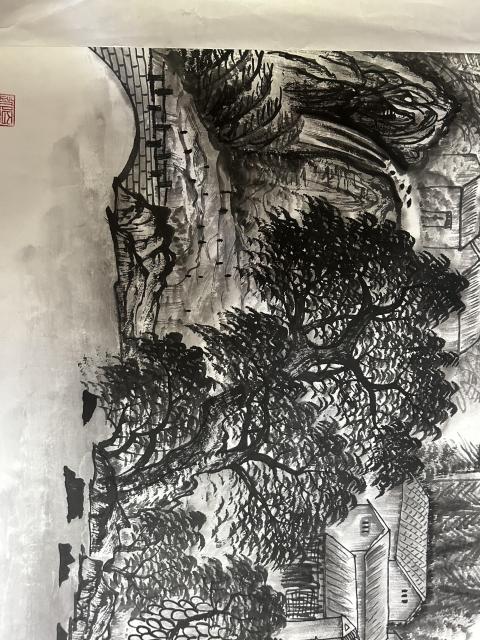 古玩字畫邢素芳老師作品《幸福人家》拍賣,當前價格755元
