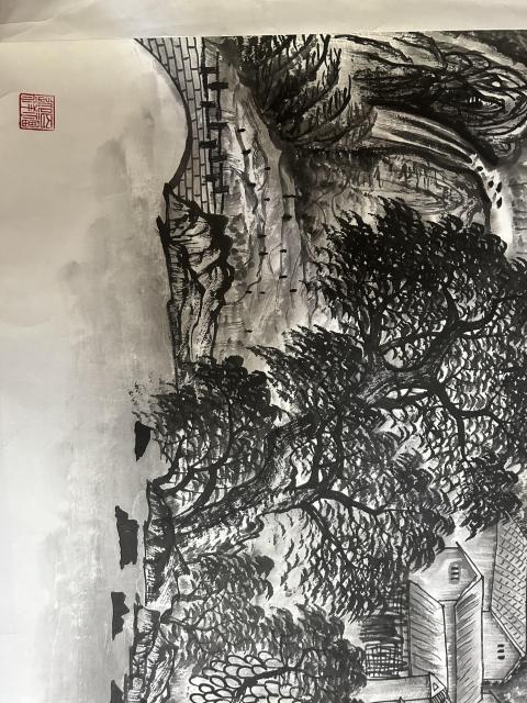古玩字畫邢素芳老師作品《幸福人家》拍賣,當前價格755元