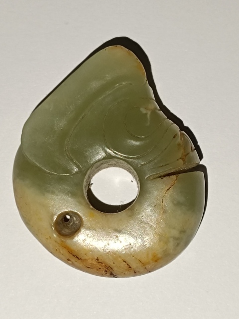 古玩玉器豬龍拍賣，當前價格3500元