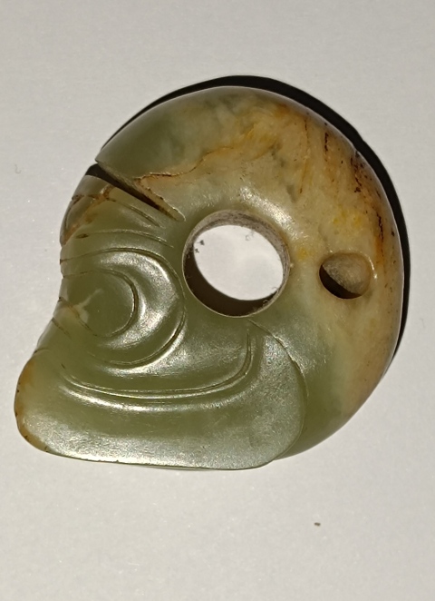 古玩玉器豬龍拍賣，當前價格3500元