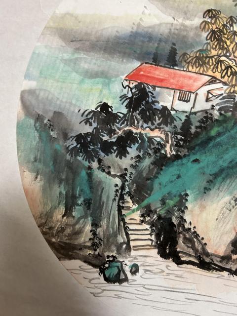 古玩字畫進(jìn)云老師寫意山水拍賣,當(dāng)前價(jià)格355元