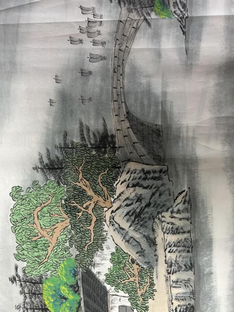 古玩字畫賓小玲《福地居安》拍賣，當前價格850元