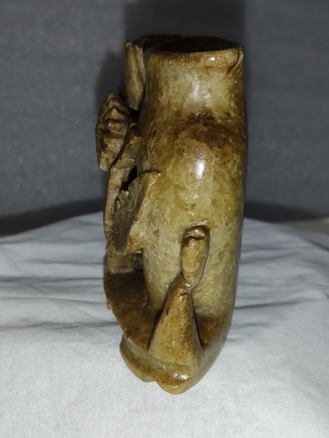 古玩雜項(xiàng)壽山石雕花插擺件拍賣,當(dāng)前價(jià)格588元