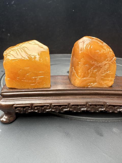 古玩雜項壽山田黃石套章拍賣，當前價格18888元