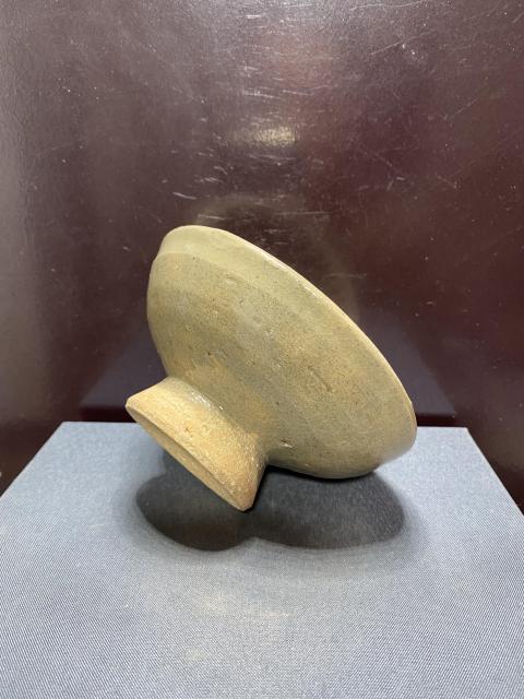 古玩陶瓷影青釉模印吉語紋高足盤拍賣，當前價格1200元