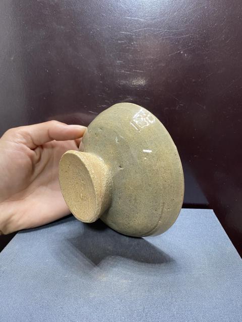 古玩陶瓷影青釉模印吉語紋高足盤拍賣，當前價格1200元