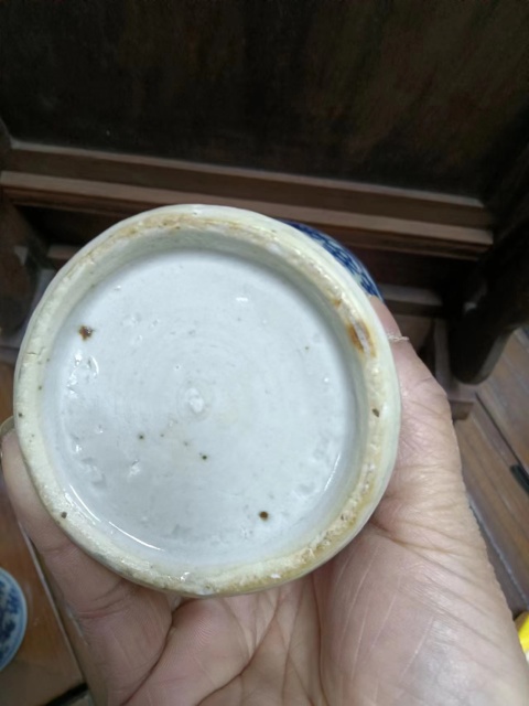 古玩陶瓷鳳眼青花雞腿瓶拍賣，當前價格10000元