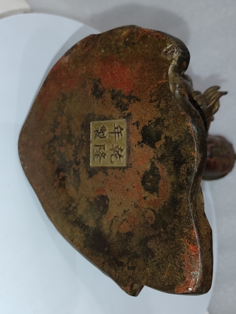 古玩雜項銅漆金觀音菩薩像拍賣，當前價格1666元