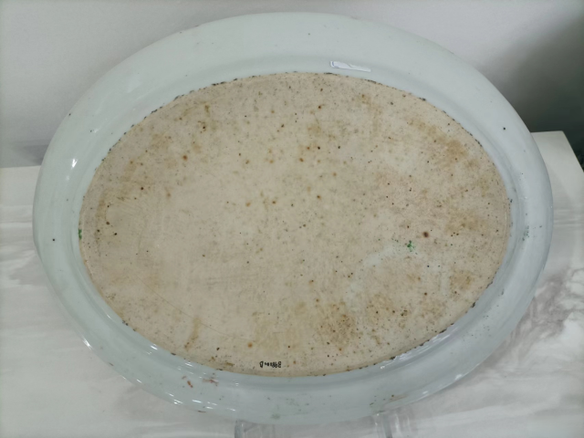 古玩陶瓷廣彩人物花鳥紋盤拍賣,當前價格3600元