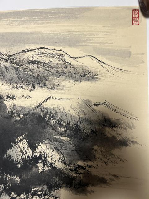 古玩字畫(huà)劉興運(yùn)老師精品寫(xiě)意山水拍賣,當(dāng)前價(jià)格298元