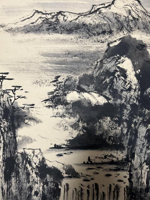 古玩字畫(huà)劉興運(yùn)老師精品寫(xiě)意山水拍賣,當(dāng)前價(jià)格298元