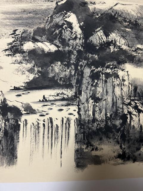 古玩字畫(huà)劉興運(yùn)老師精品寫(xiě)意山水拍賣,當(dāng)前價(jià)格298元