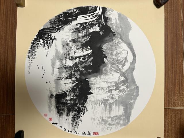 古玩字畫劉興運《山水圖》拍賣,當前價格278元