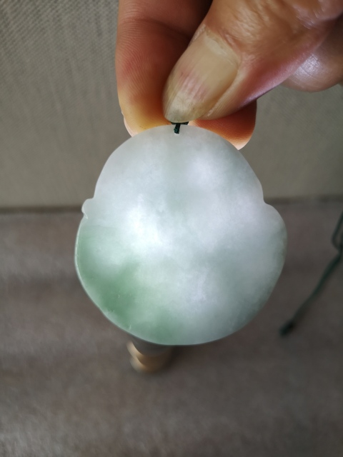 古玩玉器天然翡翠雕“普賢菩薩”掛牌拍賣,當前價格398元