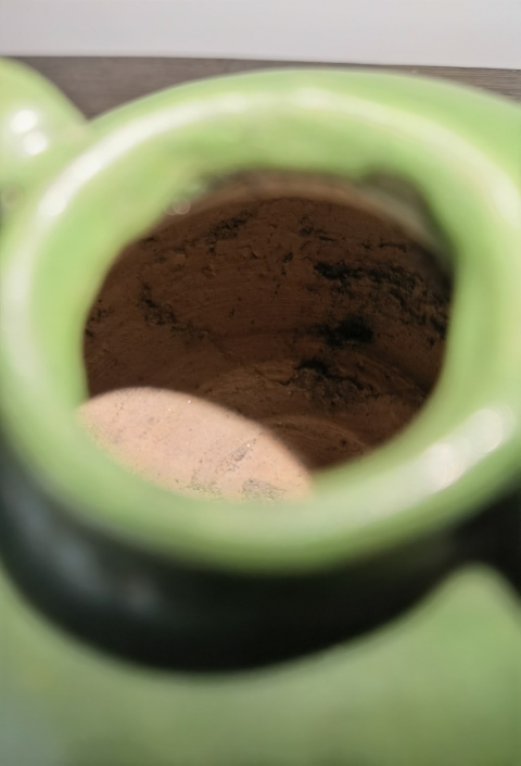 古玩陶瓷元明代綠釉陶雙系水盂（股市都沒(méi)它綠）拍賣(mài)，當(dāng)前價(jià)格2200元