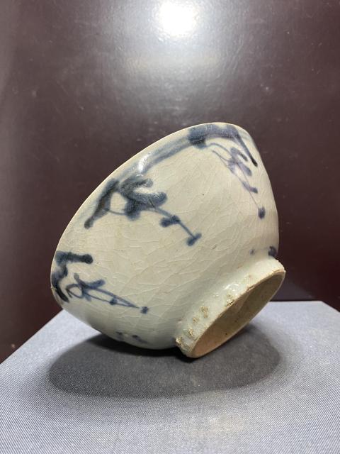 古玩陶瓷明代.青花嬰戲碗。拍賣，當前價格2280元
