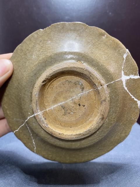 古玩陶瓷明龍.龍泉卍字盤。拍賣,當前價格420元