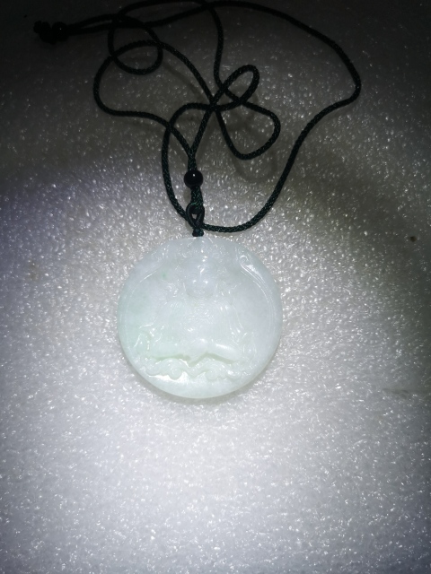 古玩玉器度母觀音牌拍賣，當前價格450元