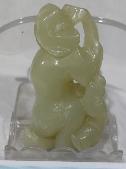 古玩雜項和田玉雕人物掛件拍賣,當前價格780元