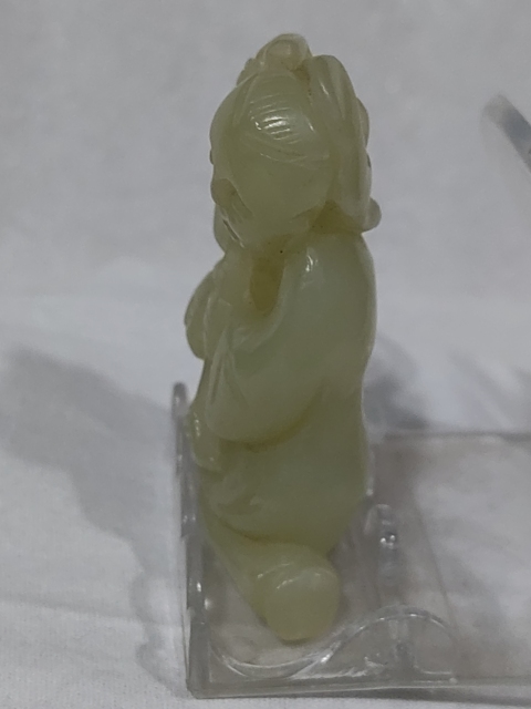 古玩雜項和田玉雕人物掛件拍賣,當前價格780元