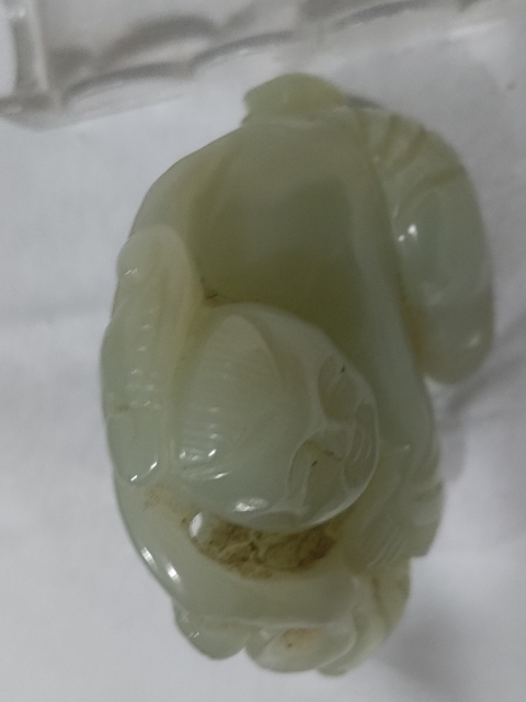古玩雜項(xiàng)和田玉雕童子掛件拍賣,當(dāng)前價(jià)格688元