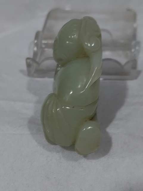 古玩雜項(xiàng)和田玉雕童子掛件拍賣,當(dāng)前價(jià)格688元