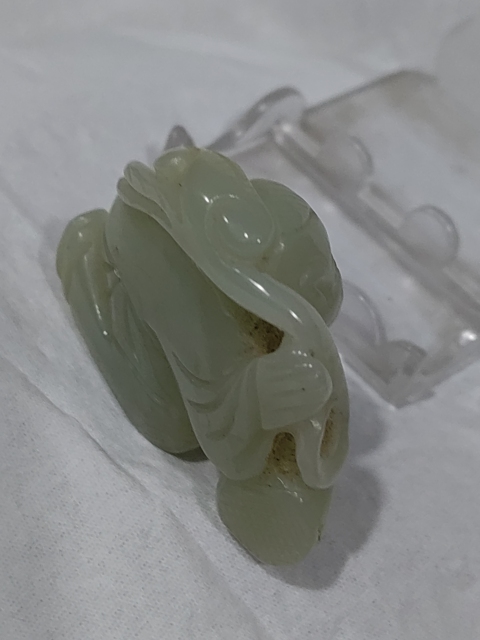 古玩雜項(xiàng)和田玉雕童子掛件拍賣,當(dāng)前價(jià)格688元