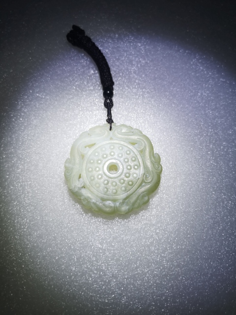 古玩玉器青海料雕雙龍佩拍賣，當前價格298元