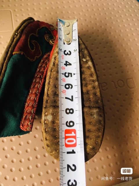 古玩雜項清代繡花鞋拍賣，當前價格100元