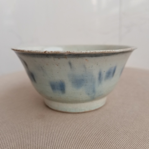 古玩陶瓷青花碗拍賣,當前價格0元