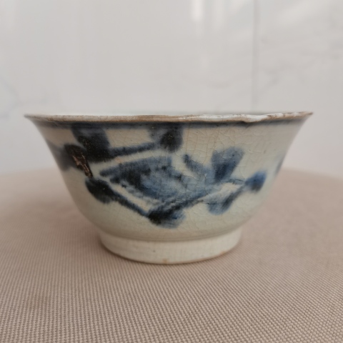 古玩陶瓷青花碗拍賣,當前價格0元