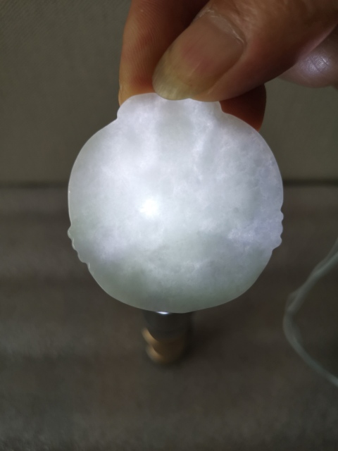 古玩玉器天然翡翠“虛空藏菩薩”掛牌拍賣，當前價格480元