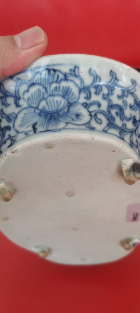 古玩陶瓷青花纏枝花紋水仙盆拍賣,當(dāng)前價格3500元